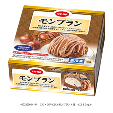 モンブラン４個 アイスクリーム 冷凍菓子 冷凍菓子類 コープ商品情報検索 日本生活協同組合連合会
