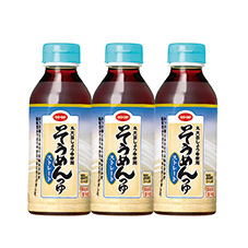 そうめんつゆストレート（丸大豆しょうゆ使用） ３００ｍｌ×３