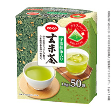 宇治抹茶入り玄米茶テトラバッグ １．８ｇ×５０袋