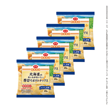 北海道のおいもがおいしい厚切りポテトチップス　あっさりしお味 ５袋入
