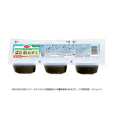沖縄県産味付糸もずく(三杯酢風味) 60g×3