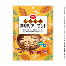 パリパリ薄切りアーモンド（鉄、たんぱく質、食物繊維） ６袋（６０ｇ）