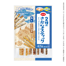 ２種のさかなスティック（あじ、かわはぎ）（たんぱく質） ４２ｇ（個包装込み）