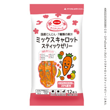 ミックスキャロットスティックゼリー １２本入