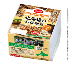 北海道の小粒納豆 ４０ｇ×３個入