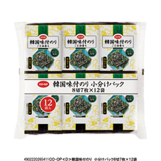 韓国味付のり　小分けパック&nbsp;８切７枚×１２袋