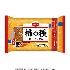 柿の種ピーナッツ入&nbsp;６袋入（１６２ｇ）
