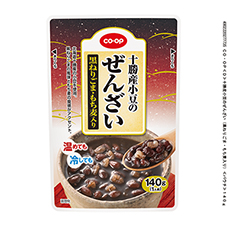 十勝産小豆のぜんざい（黒ねりごま・もち麦入り）&nbsp;１４０ｇ