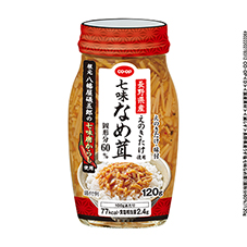 長野県産えのきたけ使用　七味なめ茸（固形分６０％）&nbsp;１２０ｇ