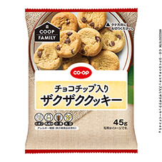 チョコチップ入りザクザククッキー&nbsp;４５ｇ