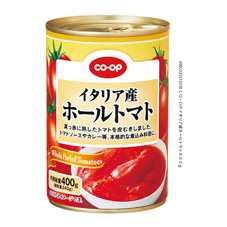 イタリア産ホールトマト４００ｇ ジャム 瓶缶詰 農産加工品 コープ商品情報検索 日本生活協同組合連合会