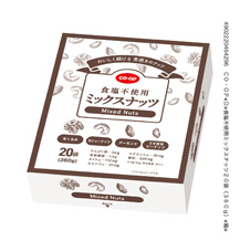 食塩不使用ミックスナッツ 20袋(360g)